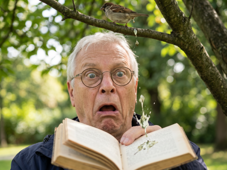 Poep in je boek…